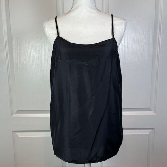 Elizabeth and James Black Camisole Cami Adjustable Spaghetti Straps Size Medium - Picture 1 of 9